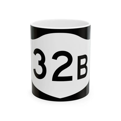 NY-32B (New York) (Road Sign) White Coffee Mug 11oz - Go Mug Yourself