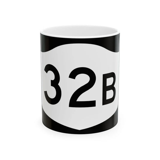 NY-32B (New York) (Road Sign) White Coffee Mug 11oz - Go Mug Yourself