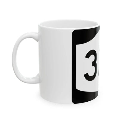 NY-32B (New York) (Road Sign) White Coffee Mug - Go Mug Yourself