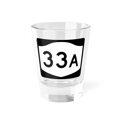 NY-33A (New York) (Road Sign) Shot Glass 1.5oz 1.5oz - Go Mug Yourself