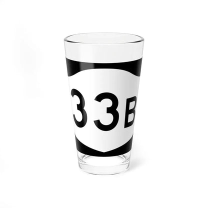 NY-33B (New York) (Road Sign) Pint Glass 16oz 16oz - Go Mug Yourself
