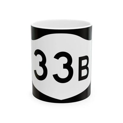 NY-33B (New York) (Road Sign) White Coffee Mug 11oz - Go Mug Yourself