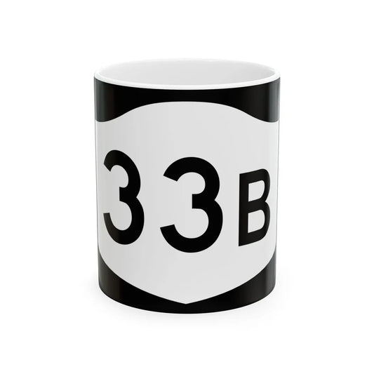 NY-33B (New York) (Road Sign) White Coffee Mug 11oz - Go Mug Yourself