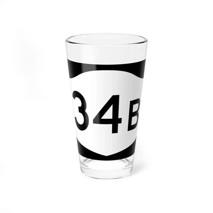 NY-34B (New York) (Road Sign) Pint Glass 16oz 16oz - Go Mug Yourself