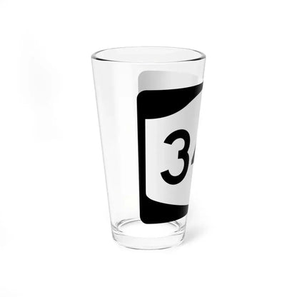 NY-34B (New York) (Road Sign) Pint Glass 16oz - Go Mug Yourself