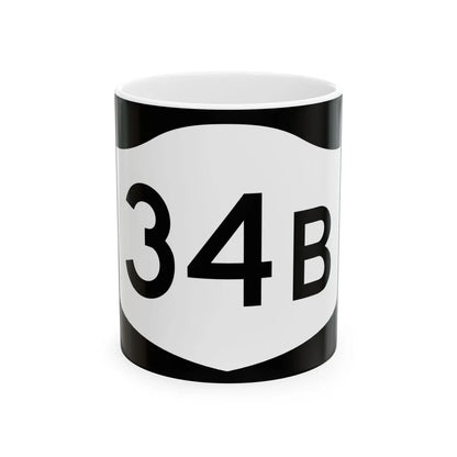 NY-34B (New York) (Road Sign) White Coffee Mug 11oz - Go Mug Yourself