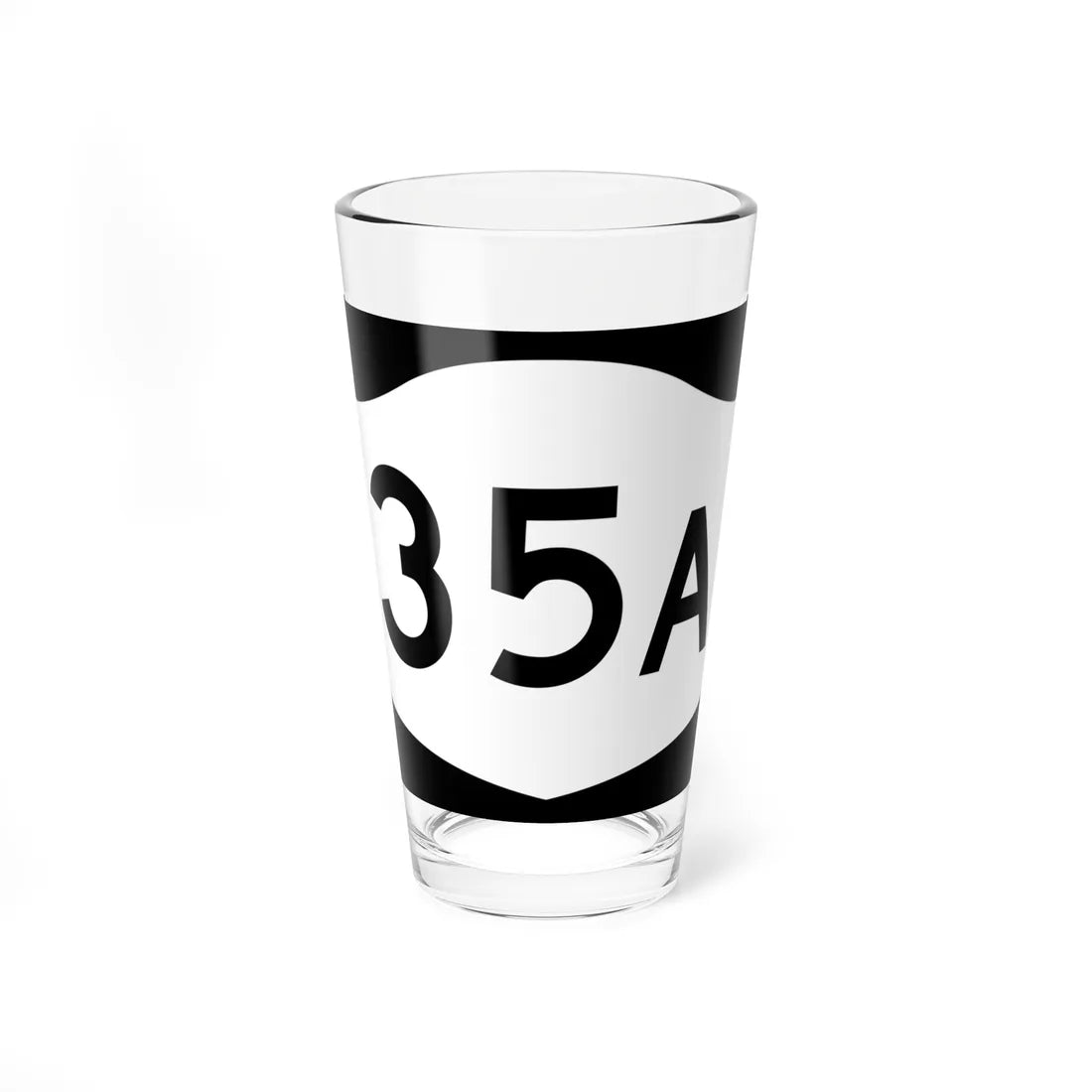 NY-35A (New York) (Road Sign) Pint Glass 16oz 16oz - Go Mug Yourself