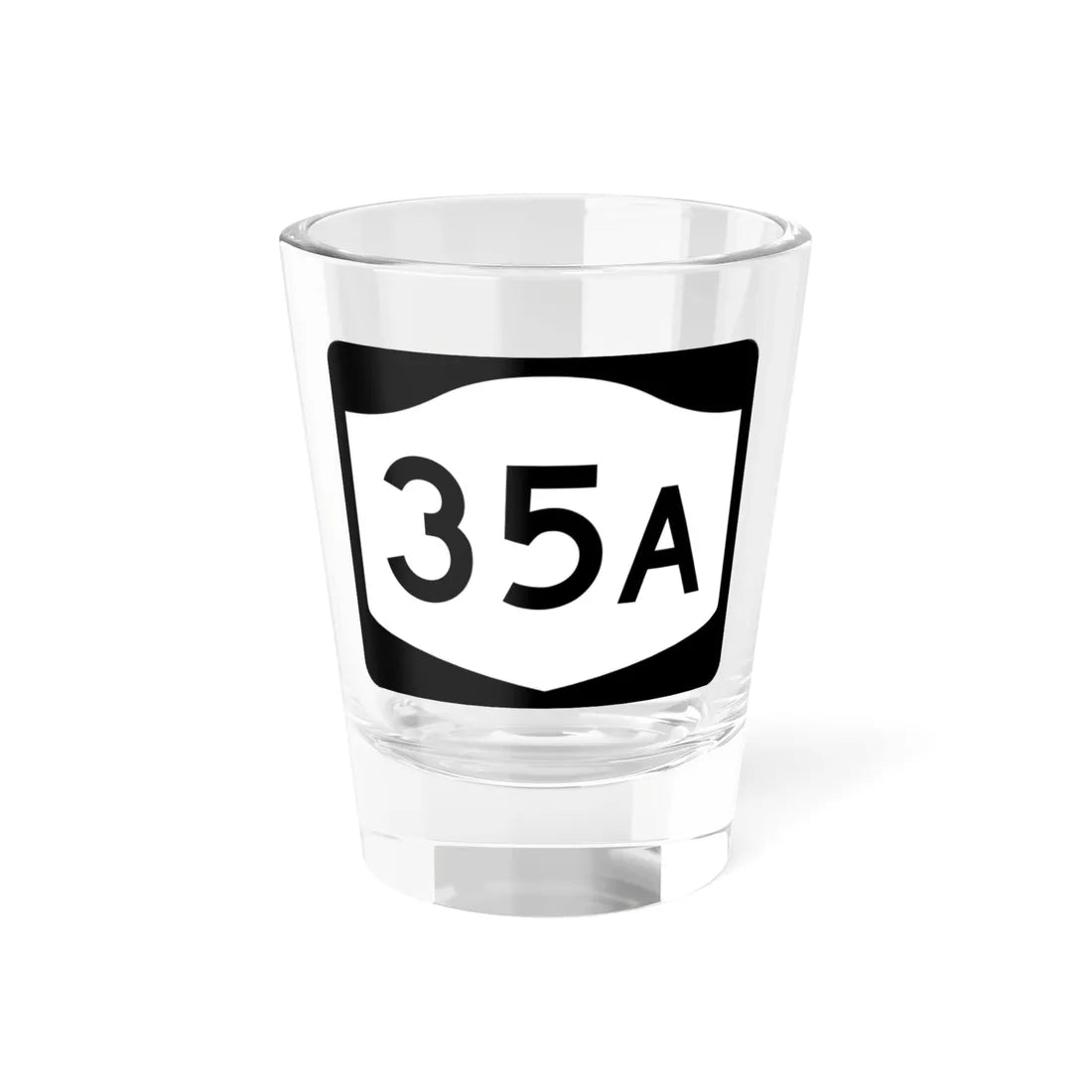 NY-35A (New York) (Road Sign) Shot Glass 1.5oz 1.5oz - Go Mug Yourself