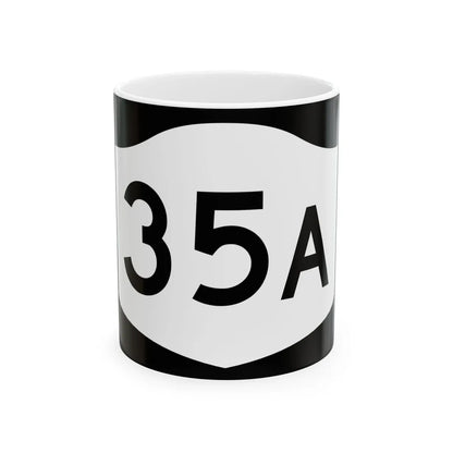 NY-35A (New York) (Road Sign) White Coffee Mug 11oz - Go Mug Yourself