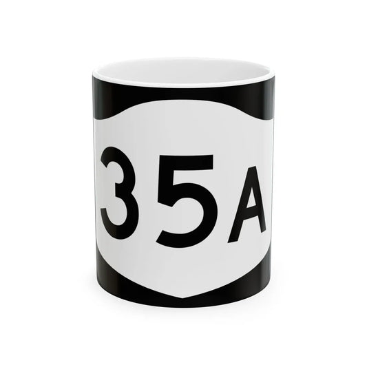 NY-35A (New York) (Road Sign) White Coffee Mug 11oz - Go Mug Yourself