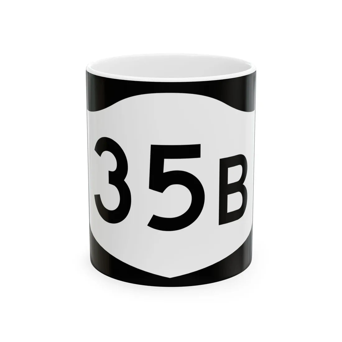 NY-35B (New York) (Road Sign) White Coffee Mug 11oz - Go Mug Yourself