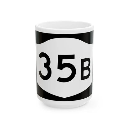 NY-35B (New York) (Road Sign) White Coffee Mug 15oz - Go Mug Yourself