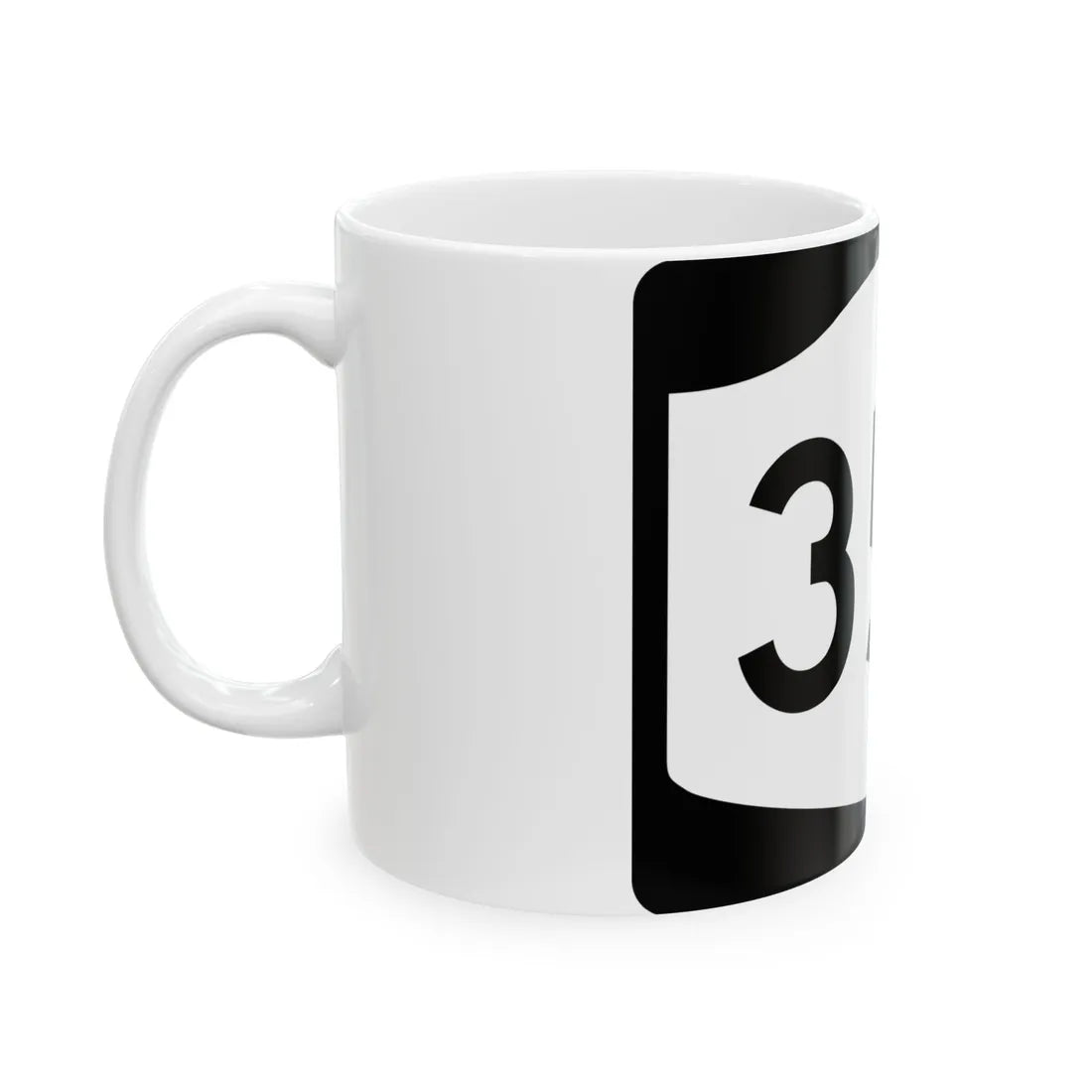 NY-35B (New York) (Road Sign) White Coffee Mug - Go Mug Yourself