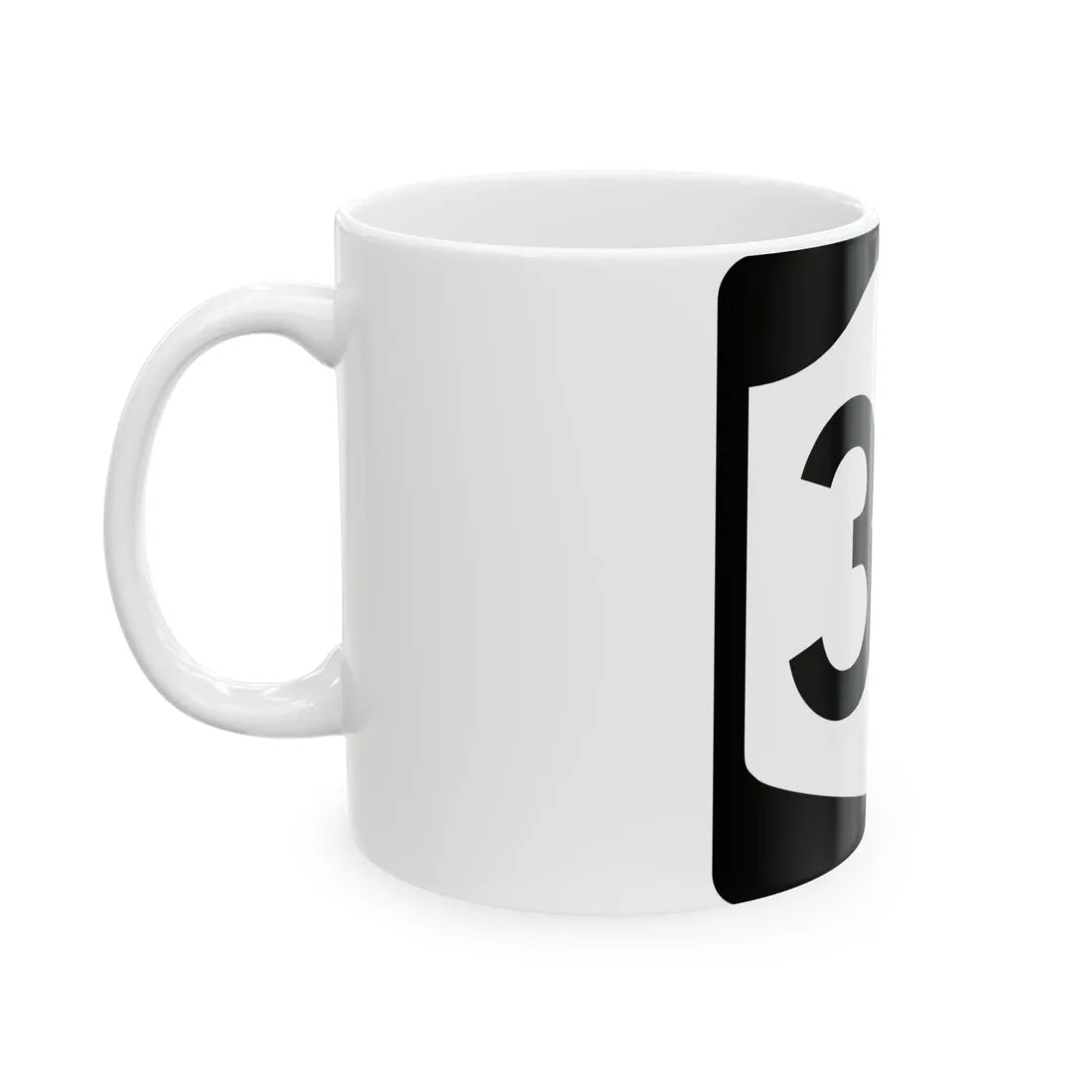 NY-37 (New York) (Road Sign) White Coffee Mug - Go Mug Yourself