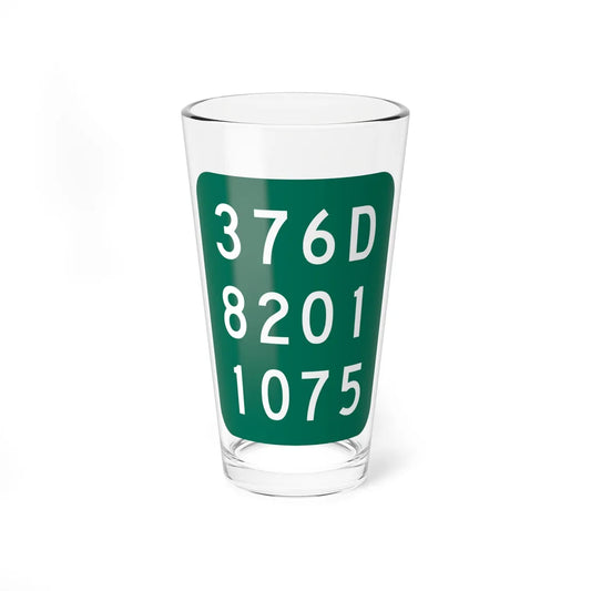 NY-376D (New York) (Road Sign) Pint Glss 16oz 16oz - Go Mug Yourself