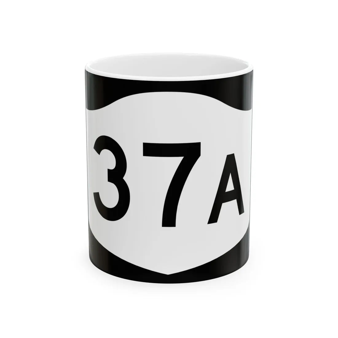 NY-37A (New York) (Road Sign) White Coffee Mug 11oz - Go Mug Yourself