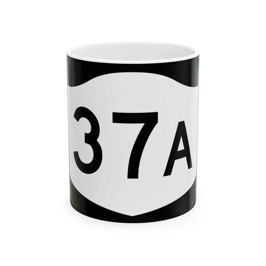 NY-37A (New York) (Road Sign) White Coffee Mug 11oz - Go Mug Yourself