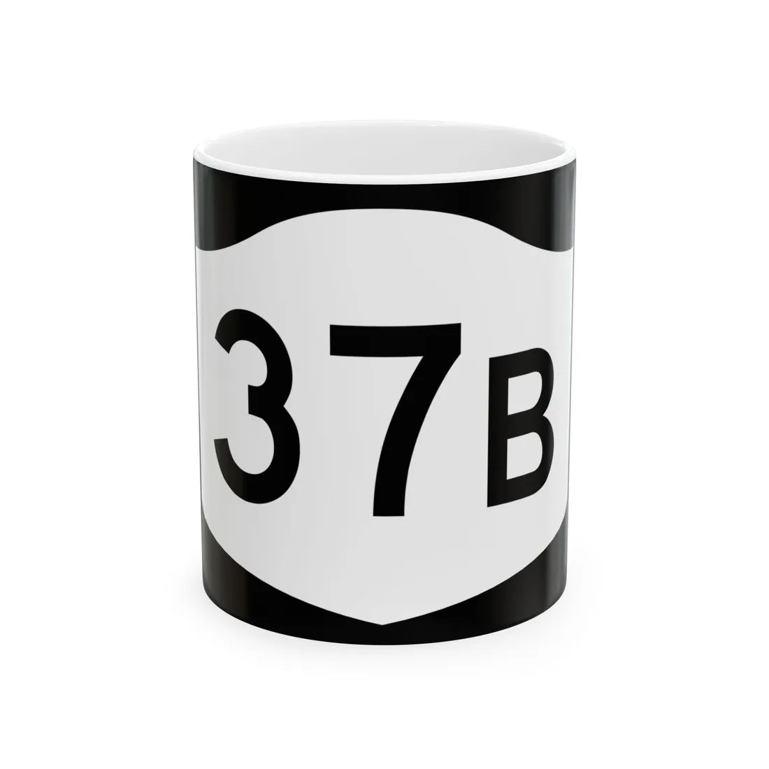 NY-37B (New York) (Road Sign) White Coffee Mug 11oz - Go Mug Yourself