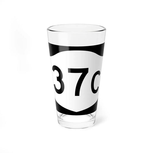 NY-37C (New York) (Road Sign) Pint Glass 16oz 16oz - Go Mug Yourself