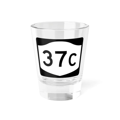 NY-37C (New York) (Road Sign) Shot Glass 1.5oz 1.5oz - Go Mug Yourself