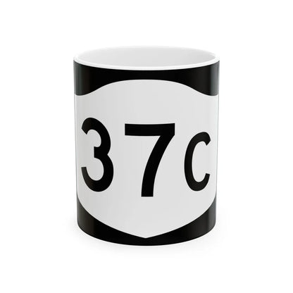 NY-37C (New York) (Road Sign) White Coffee Mug 11oz - Go Mug Yourself