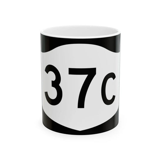NY-37C (New York) (Road Sign) White Coffee Mug 11oz - Go Mug Yourself