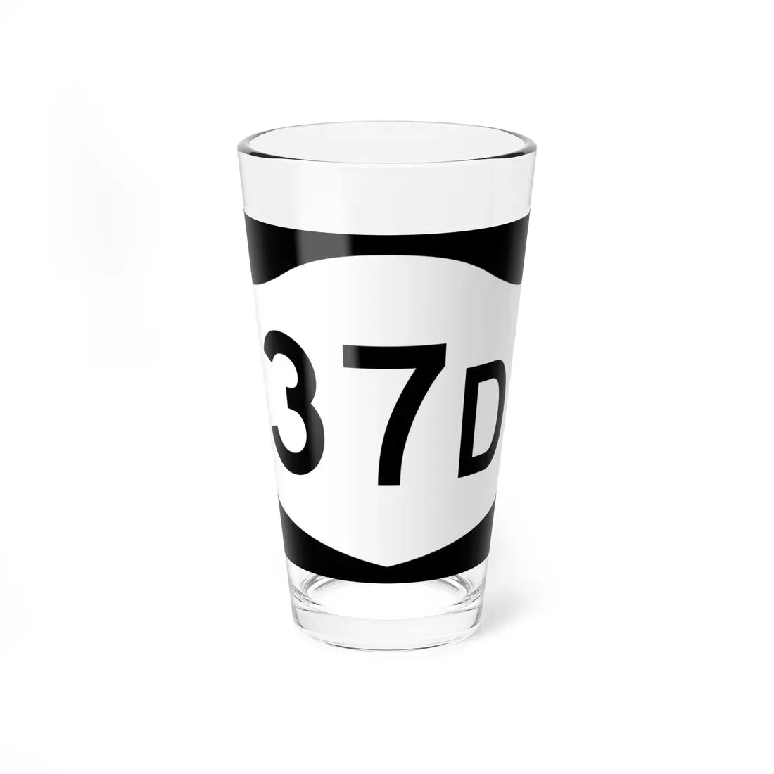 NY-37D (New York) (Road Sign) Pint Glass 16oz 16oz - Go Mug Yourself