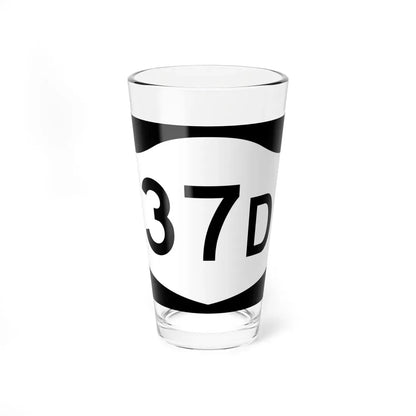 NY-37D (New York) (Road Sign) Pint Glass 16oz 16oz - Go Mug Yourself