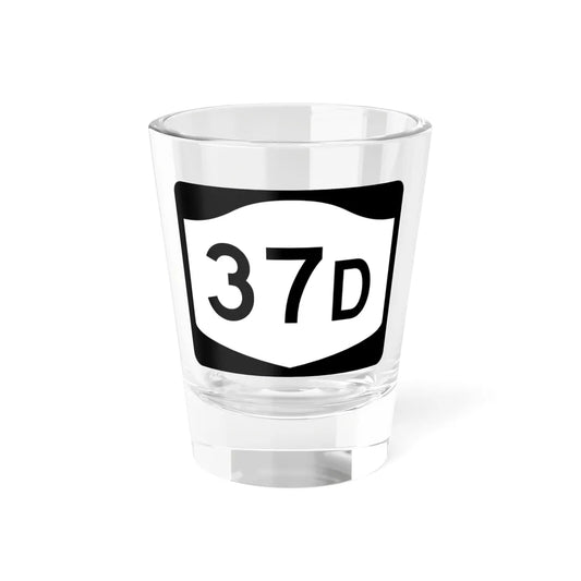 NY-37D (New York) (Road Sign) Shot Glass 1.5oz 1.5oz - Go Mug Yourself