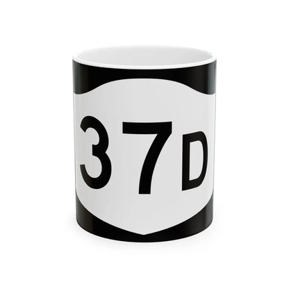 NY-37D (New York) (Road Sign) White Coffee Mug 11oz - Go Mug Yourself