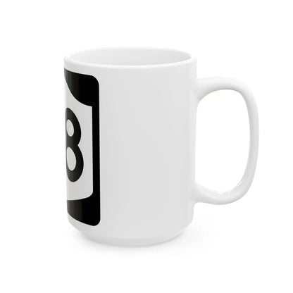 NY-38 (New York) (Road Sign) White Coffee Mug - Go Mug Yourself