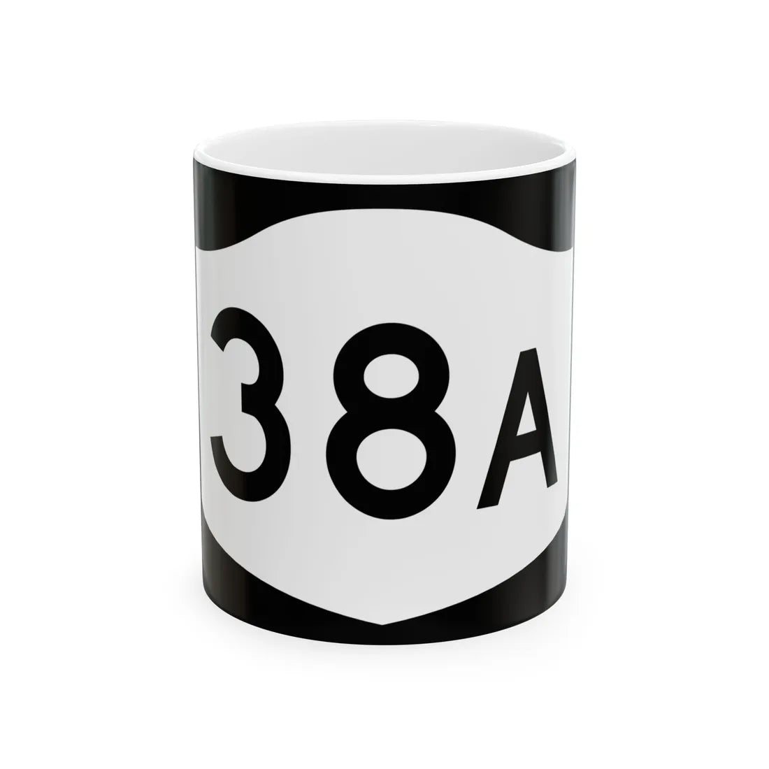 NY-38A (New York) (Road Sign) White Coffee Mug 11oz - Go Mug Yourself
