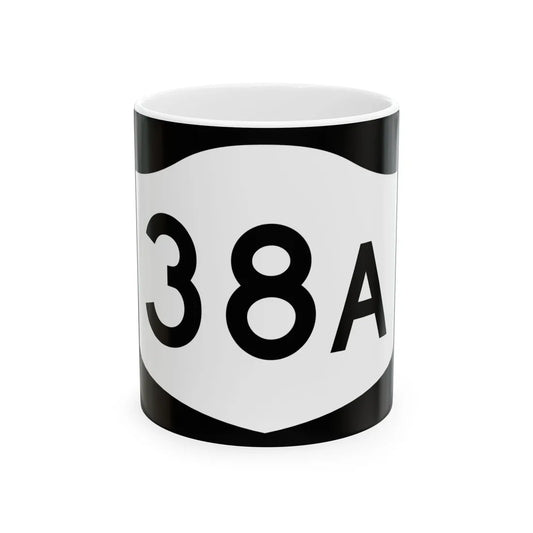 NY-38A (New York) (Road Sign) White Coffee Mug 11oz - Go Mug Yourself