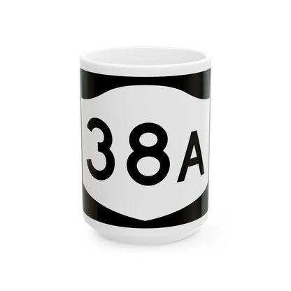 NY-38A (New York) (Road Sign) White Coffee Mug 15oz - Go Mug Yourself