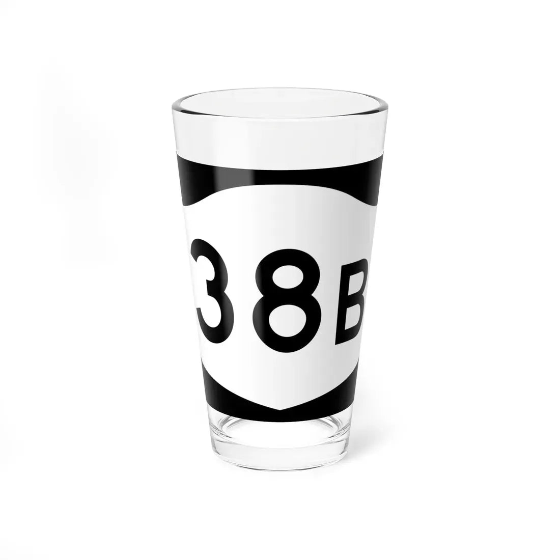 NY-38B (New York) (Road Sign) Pint Glass 16oz 16oz - Go Mug Yourself