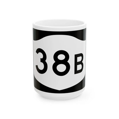 NY-38B (New York) (Road Sign) White Coffee Mug 15oz - Go Mug Yourself
