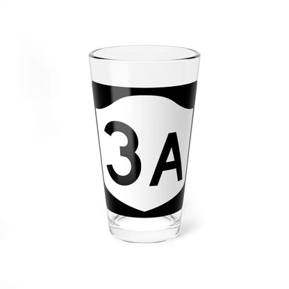 NY-3A (New York) (Road Sign) Pint Glass 16oz 16oz - Go Mug Yourself