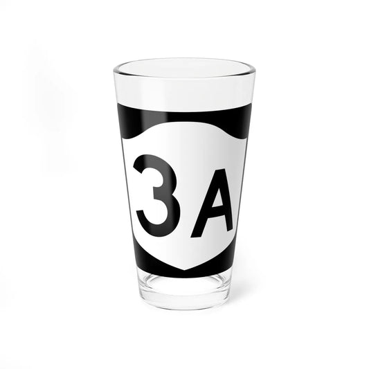 NY-3A (New York) (Road Sign) Pint Glass 16oz 16oz - Go Mug Yourself