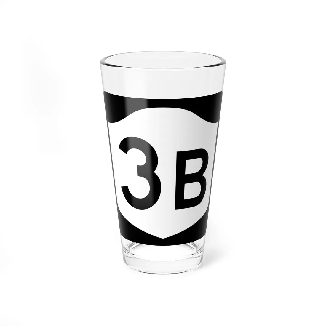 NY-3B (New York) (Road Sign) Pint Glass 16oz - Go Mug Yourself