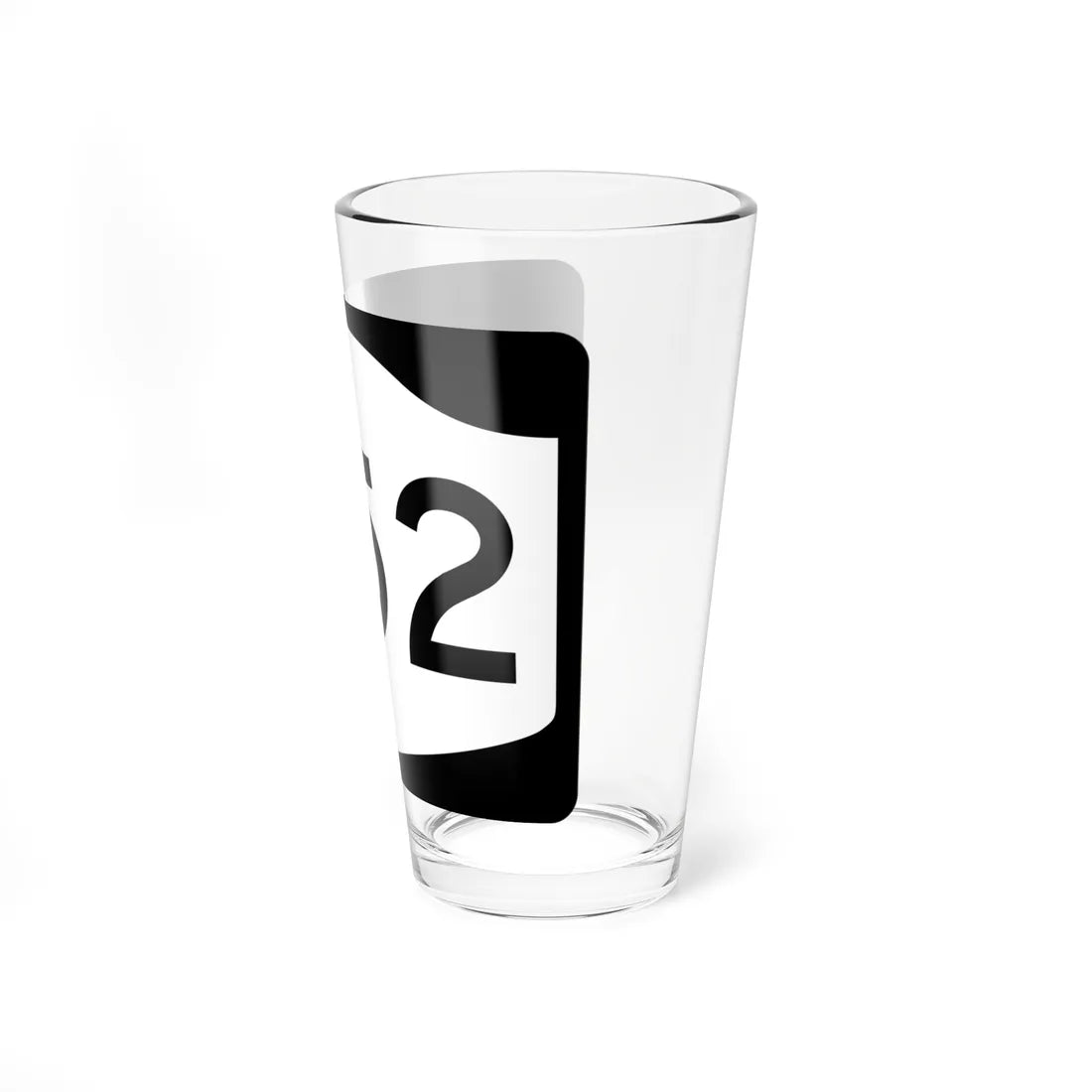 NY-3di (New York) (Road Sign) Pint Glass 16oz - Go Mug Yourself