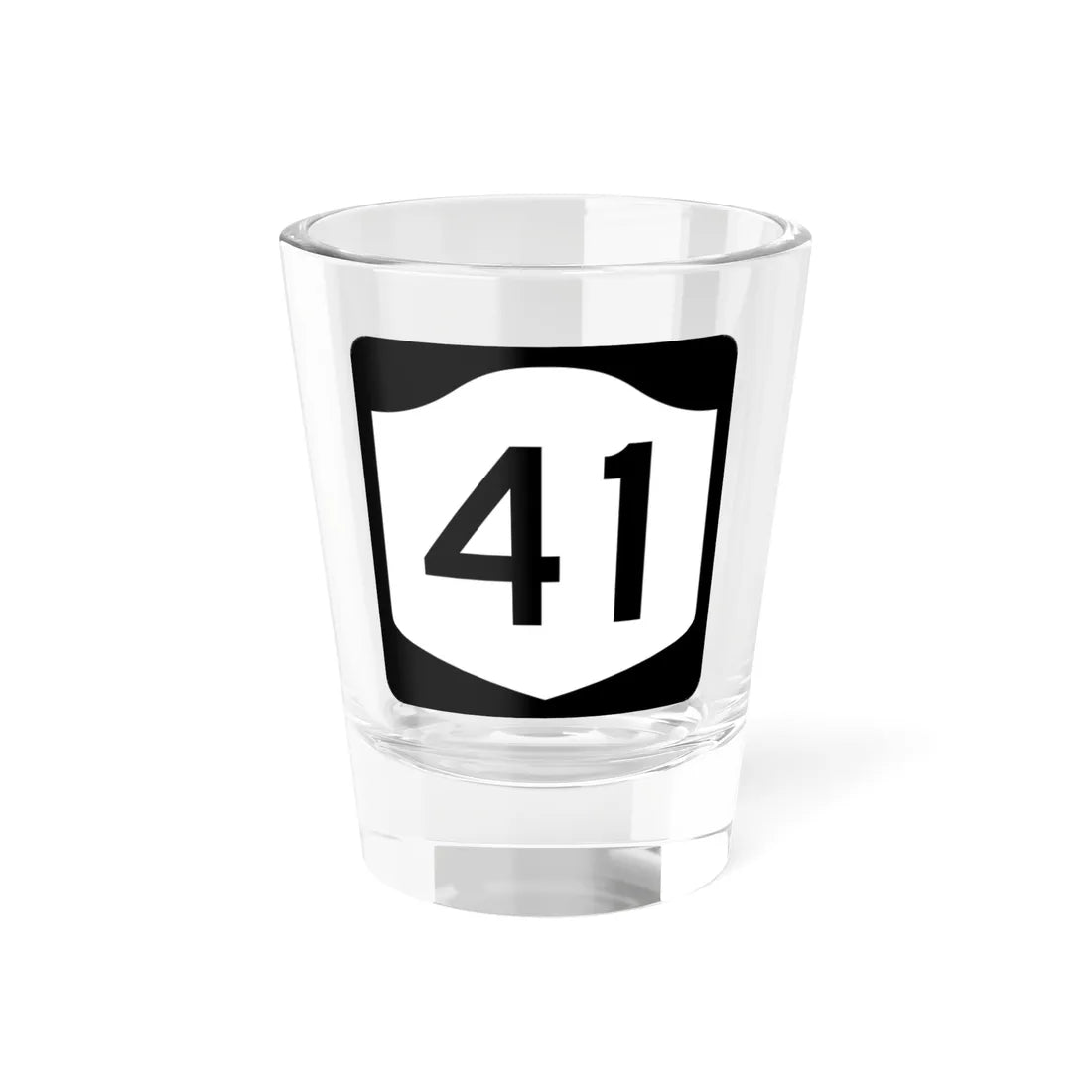 NY-41 (New York) (Road Sign) Shot Glass 1.5oz 1.5oz - Go Mug Yourself