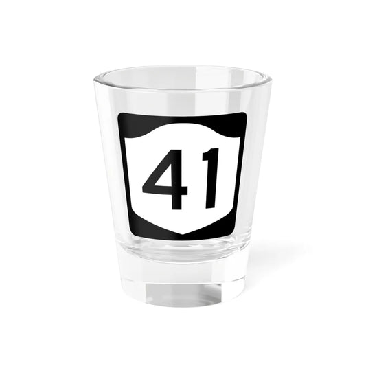 NY-41 (New York) (Road Sign) Shot Glass 1.5oz 1.5oz - Go Mug Yourself