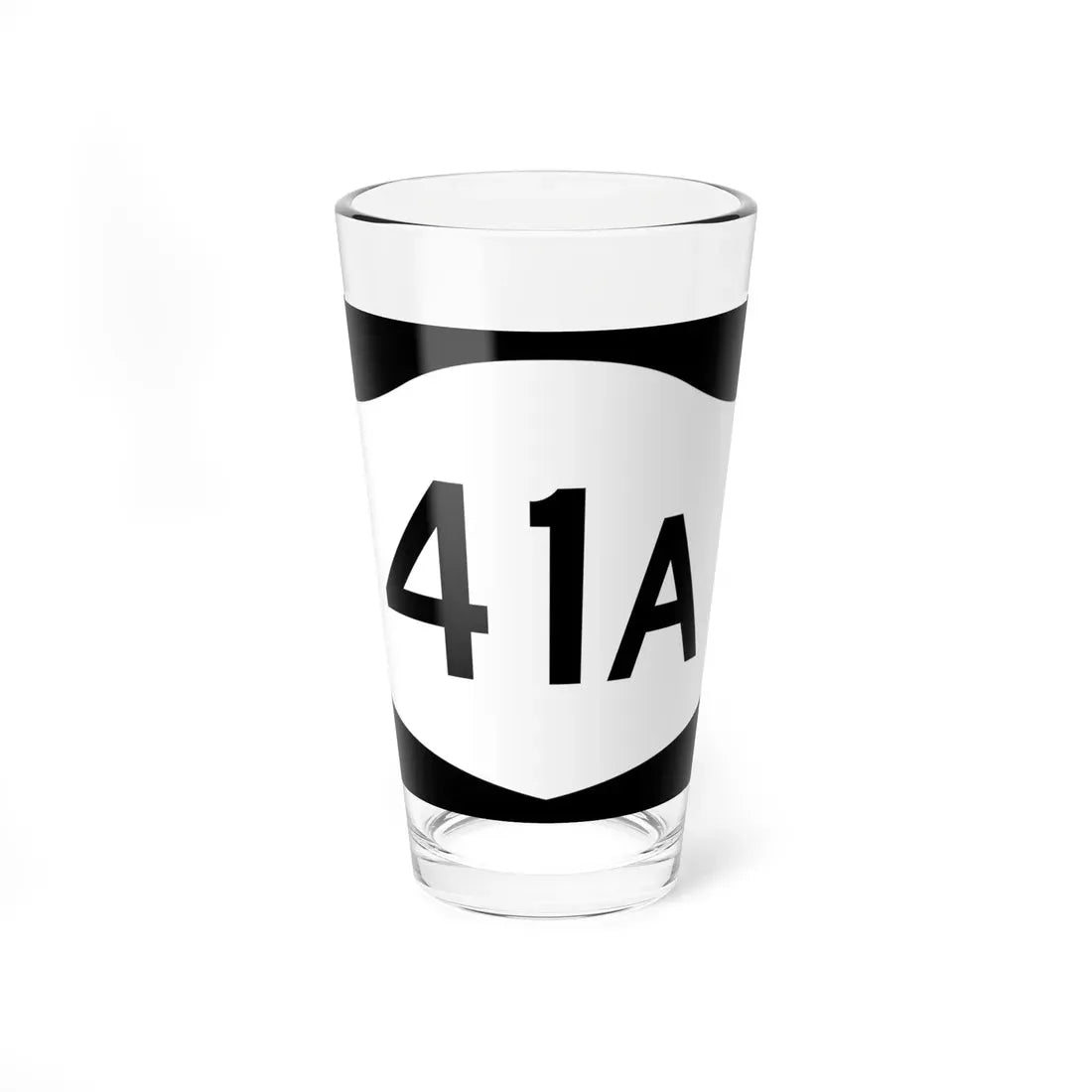 NY-41A (New York) (Road Sign) Pint Glass 16oz 16oz - Go Mug Yourself