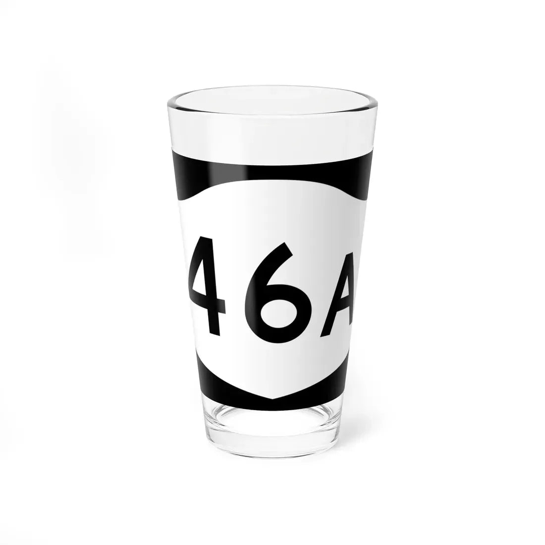 NY-46A (New York) (Road Sign) Pint Glass 16oz 16oz - Go Mug Yourself