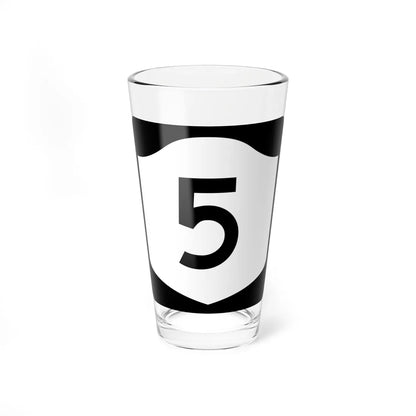NY-5 (New York) (Road Sign) Pint Glass 16oz - Go Mug Yourself