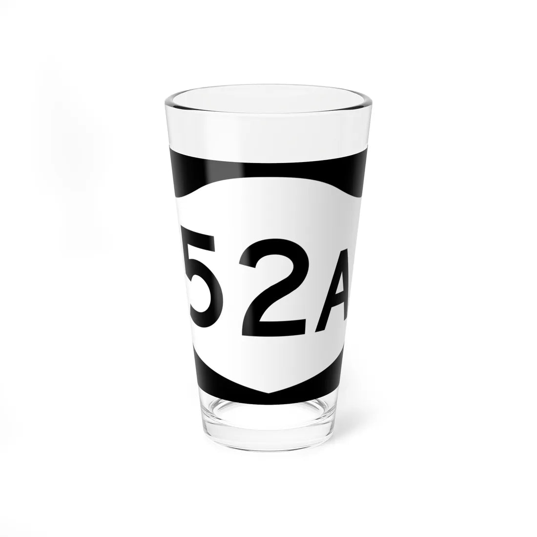 NY-52A (New York) (Road Sign) Pint Glass 16oz - Go Mug Yourself