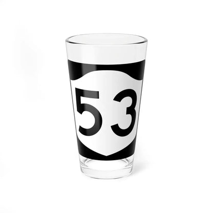 NY-53 (New York) (Road Sign) Pint Glass 16oz 16oz - Go Mug Yourself