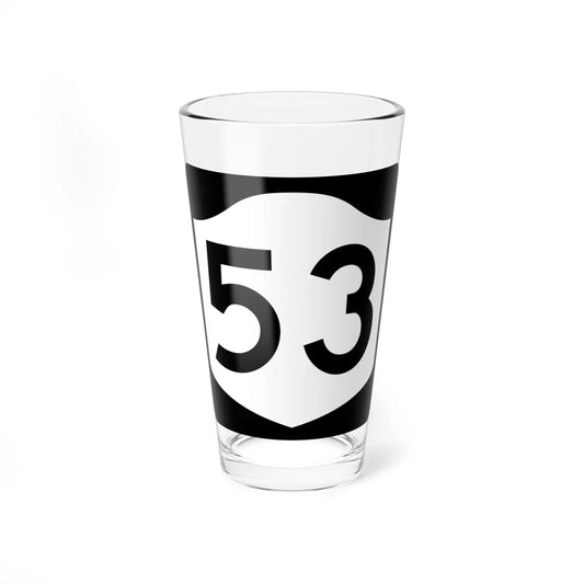 NY-53 (New York) (Road Sign) Pint Glss 16oz 16oz - Go Mug Yourself