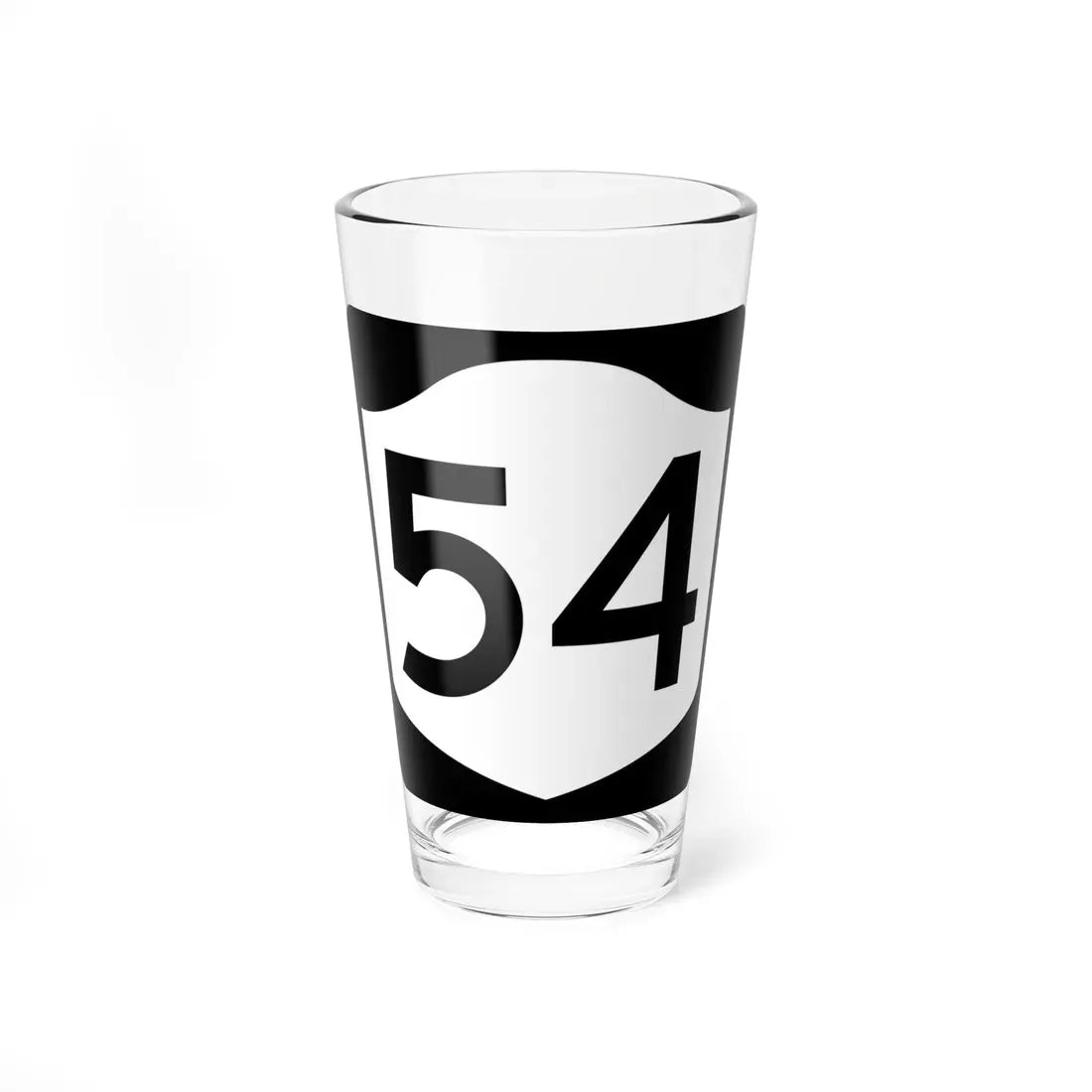 NY-54 (New York) (Road Sign) Pint Glass 16oz 16oz - Go Mug Yourself