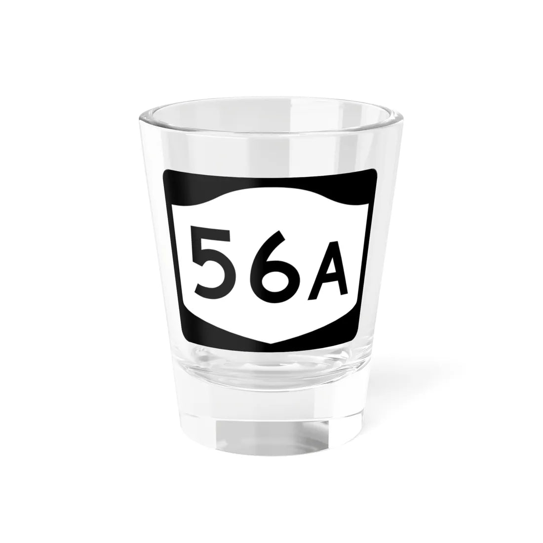 NY-56A (New York) (Road Sign) Shot Glass 1.5oz 1.5oz - Go Mug Yourself
